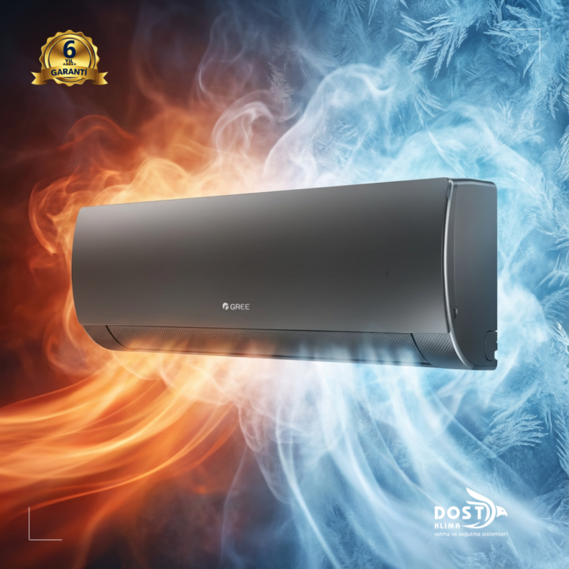 Fairy Inverter Duvar Tipi Split Klima R32 24000 BTU/h (Siyah)