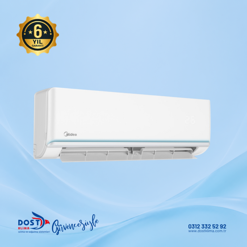 Midea XTREME SAVE 9000 BTU Duvar Tipi Klima ( 5 metreye kadar bakır borulu montaj dahil)