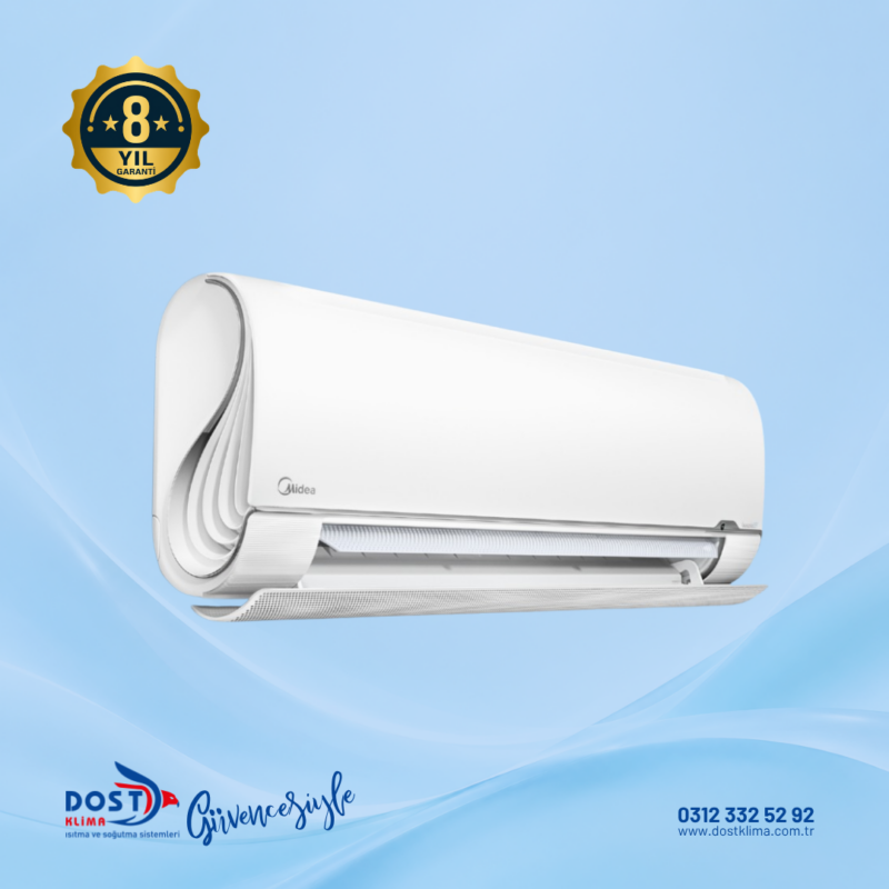 Midea BREEZELESS 12000 BTU Duvar Tipi Klima ( 5 metreye kadar bakır borulu montaj dahil)